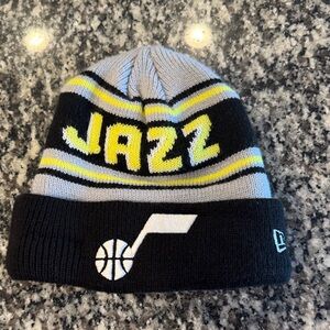 New Era Kids Jazz Beanie - Black, Gray, Yellow